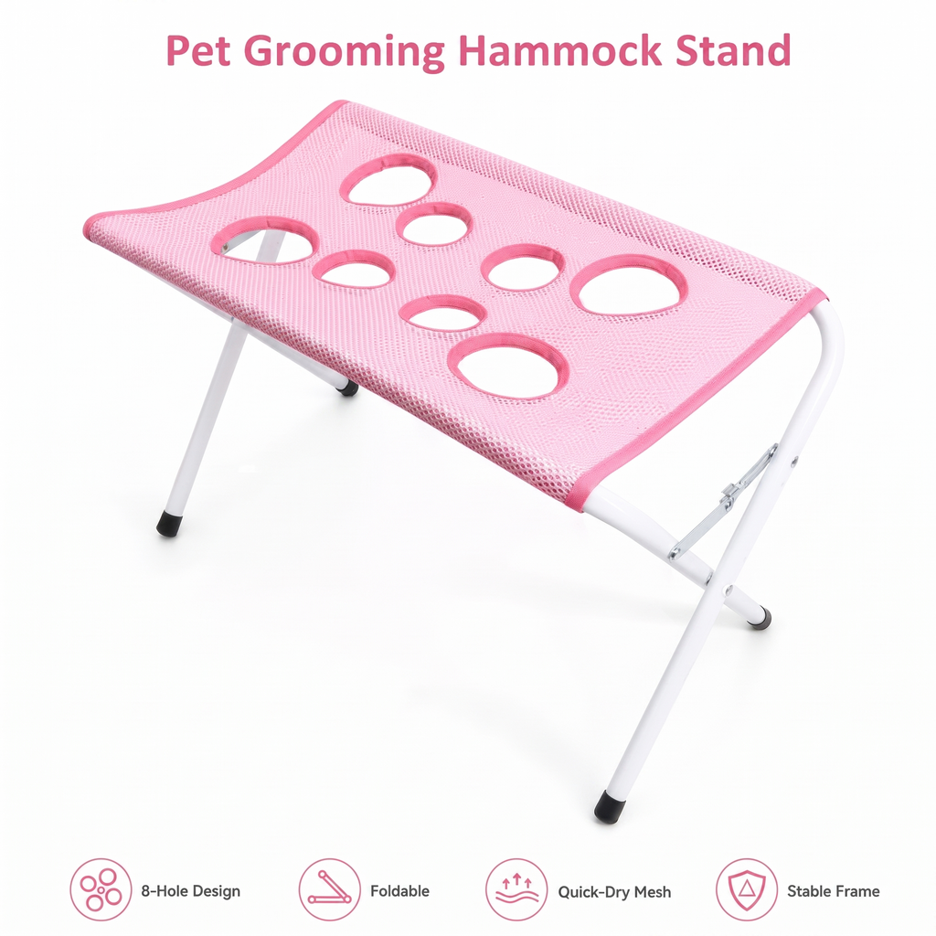 Foldable Pet Grooming Hammock Table