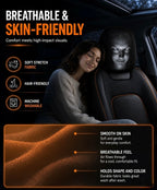 Horror Face Car Headrest Covers