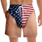 Men's American Flag Swim Trunks