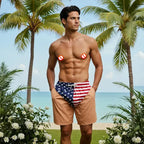 Men's American Flag Swim Trunks