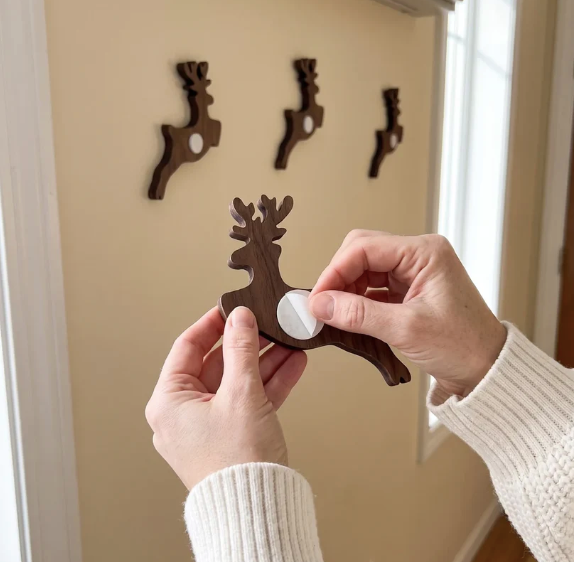 Christmas View Press On Decor