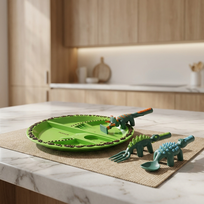 Three sets ot children's tableware