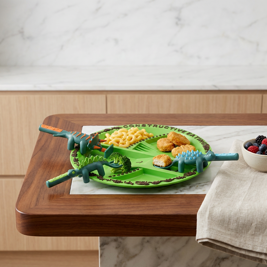 Three sets ot children's tableware